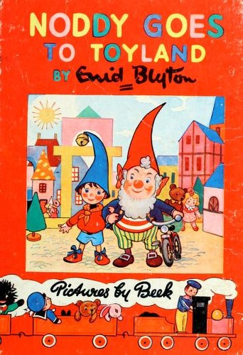 Boekomslag van Noddy Goes to Toyland door Enid Blyton