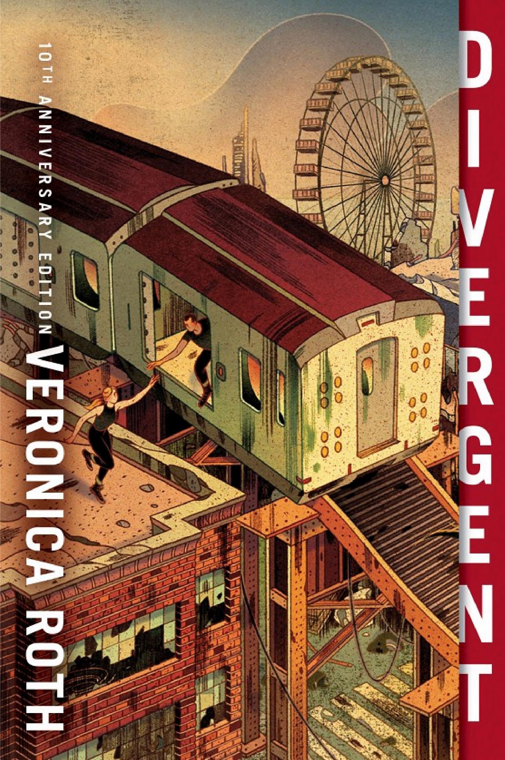 Boekomslag van Divergent door Veronica Roth