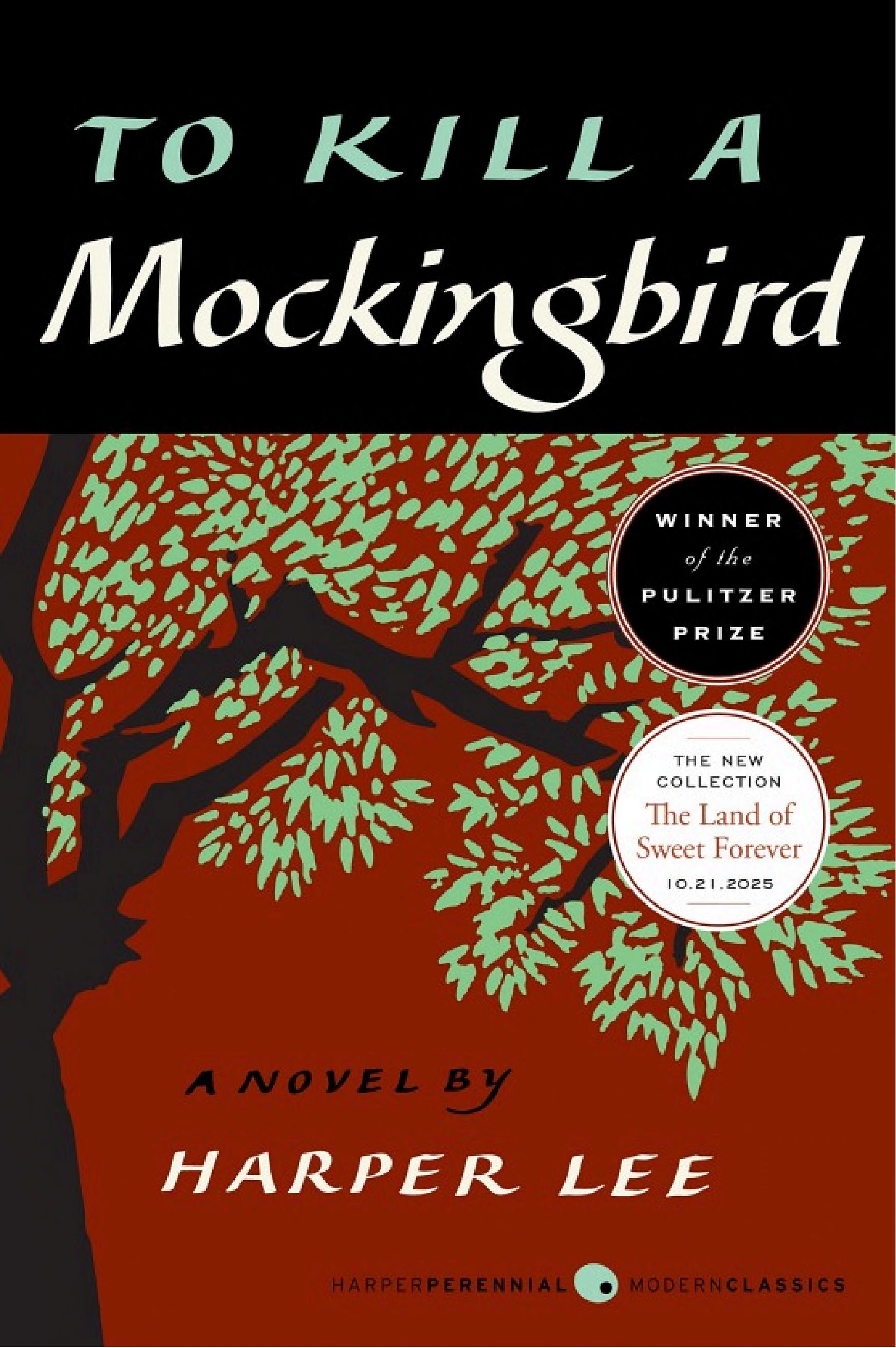 Boekomslag van To Kill a Mockingbird door Harper Lee