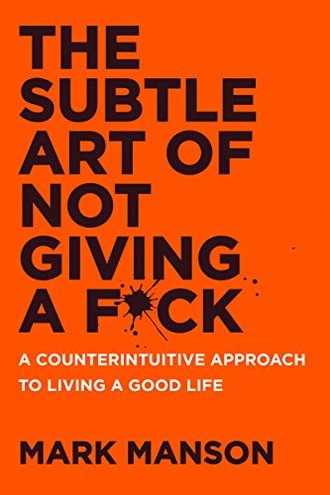Boekomslag van The Subtle Art of Not Giving a F*ck door Mark Manson