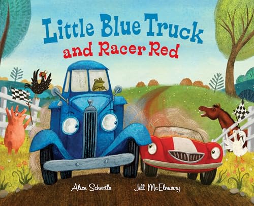 Boekomslag van Little Blue Truck and Racer Red door Alice Schertle