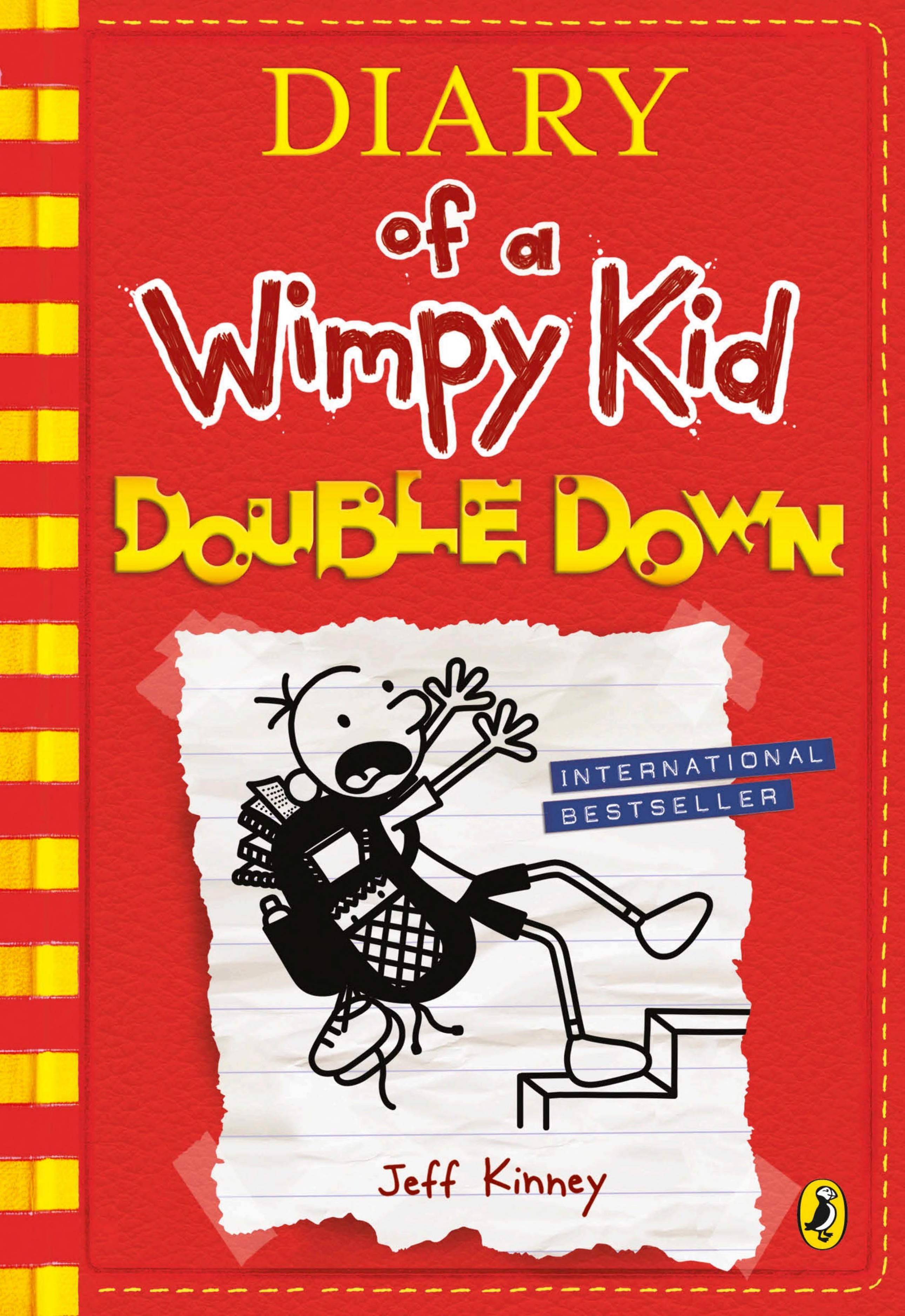 Boekomslag van Diary of a Wimpy Kid: Double Down (book 11) door Jeff Kinney