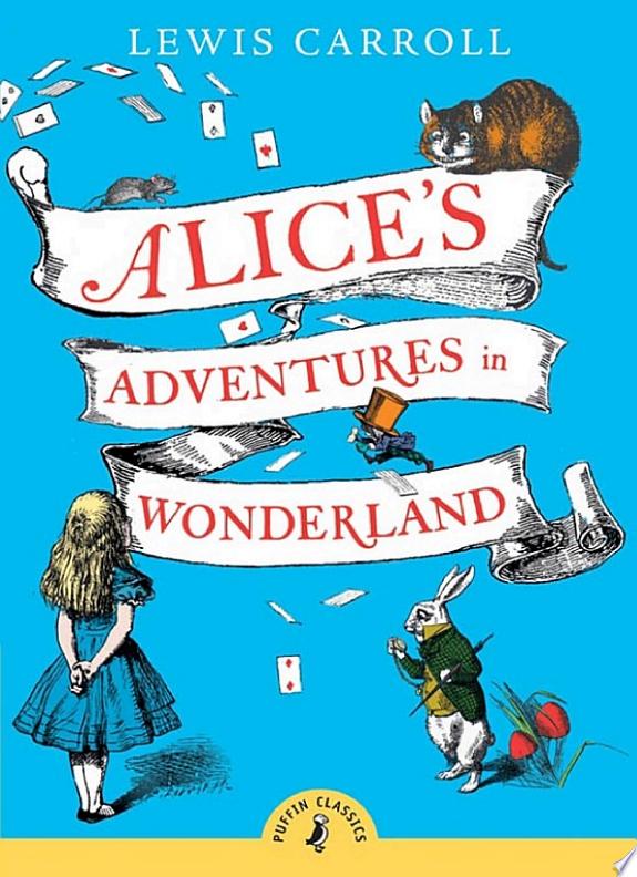 Boekomslag van Alice's Adventures in Wonderland door Lewis Carroll