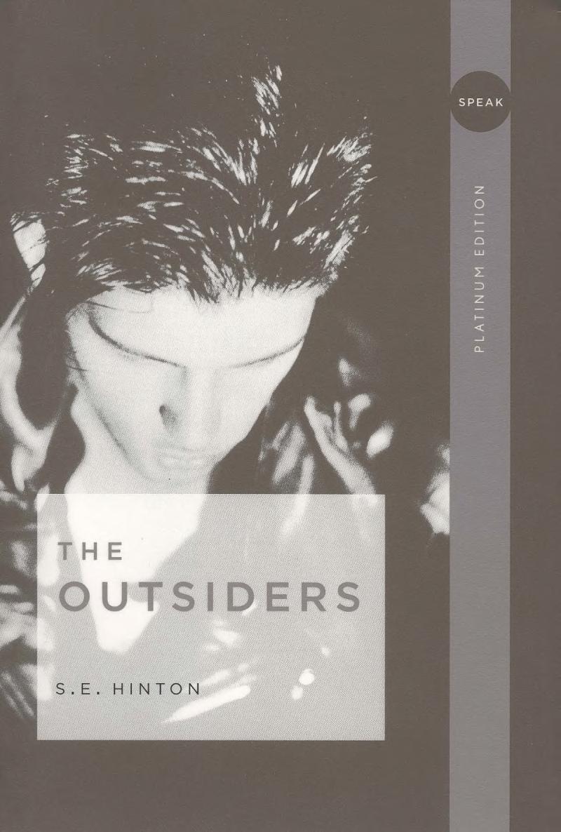 Boekomslag van The Outsiders door S. E. Hinton