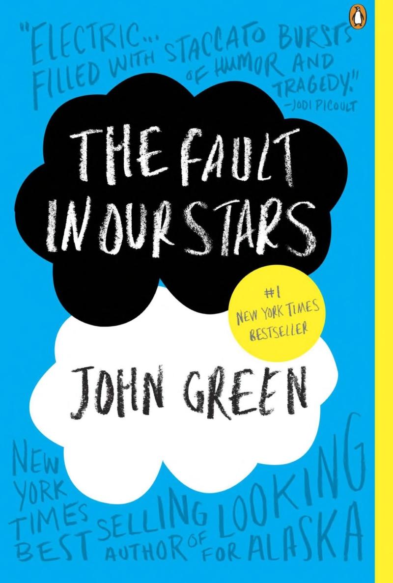 Boekomslag van The Fault in Our Stars door John Green