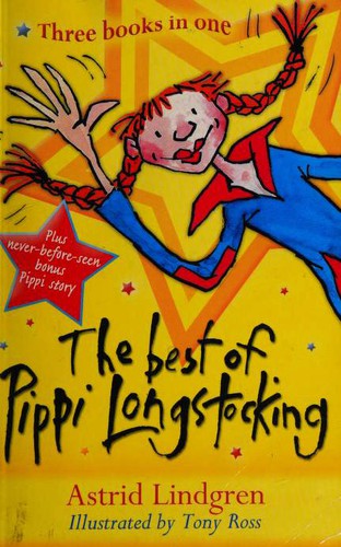 Boekomslag van Best of Pippi Longstocking (pippi Långstrump / Pippi Långstrump I Söderhavet / Pippi Långstrump Går Ombord / Pippi Firar Jul) door Astrid Lindgren