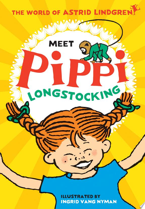 Boekomslag van Meet Pippi Longstocking door Astrid Lindgren
