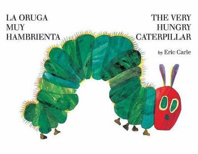 Boekomslag van The Very Hungry Caterpillar door Eric Carle