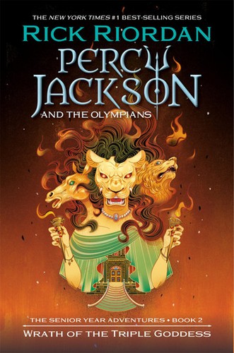 Boekomslag van Percy Jackson and the Olympians door Rick Riordan