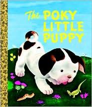 Boekomslag van The Poky Little Puppy door Janette Sebring Lowrey