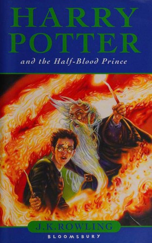 Boekomslag van Harry Potter and the Half-blood Prince door J. K. Rowling