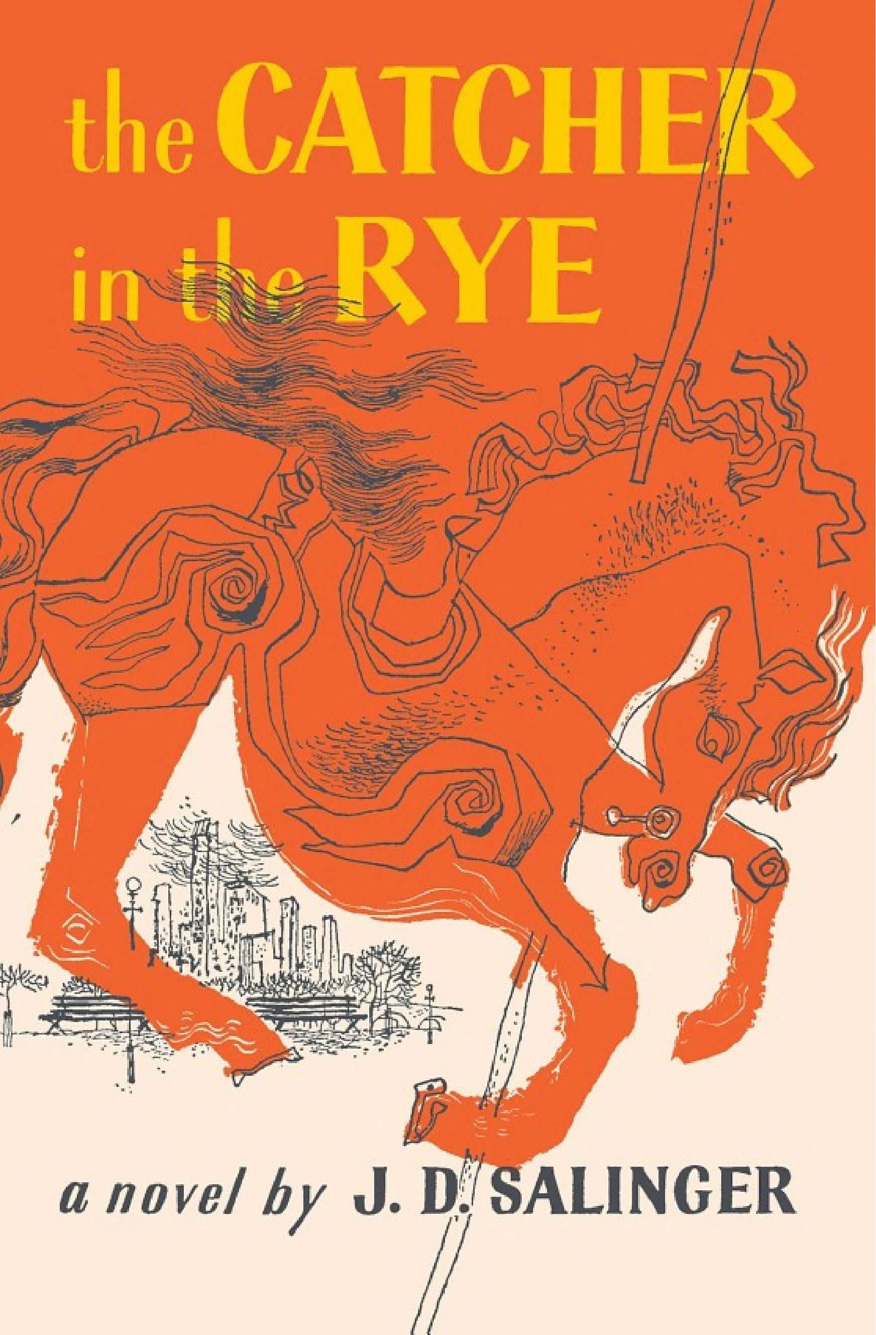Boekomslag van The Catcher in the Rye door J. D. Salinger