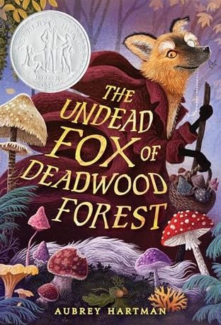 Boekomslag van The Undead Fox of Deadwood Forest door Aubrey Hartman