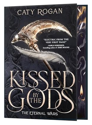 Boekomslag van Kissed by the Gods door Caty Rogan