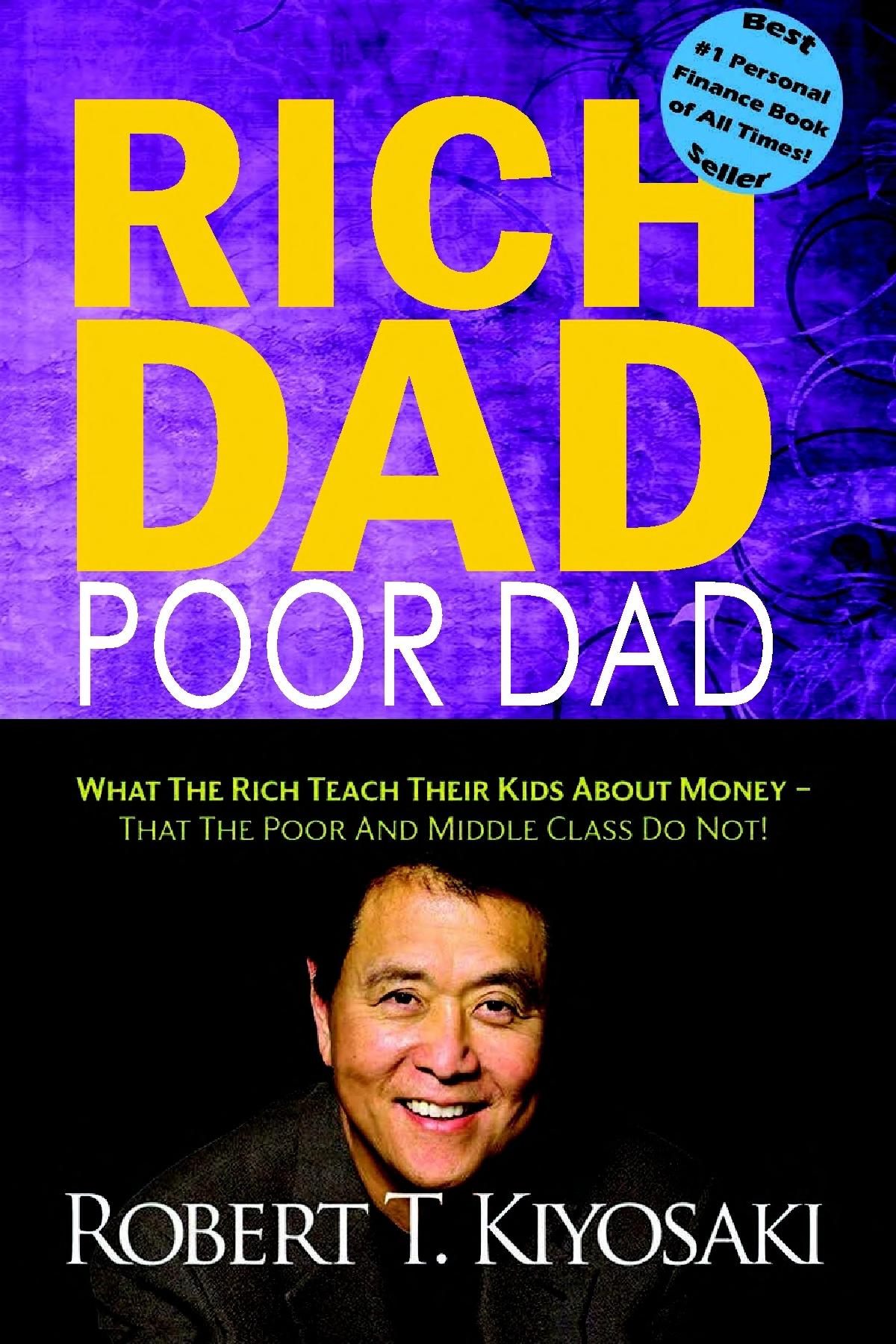 Boekomslag van Rich Dad Poor Dad - What the Rich Teach Their Kids About Money door Robert T. Kiyosaki