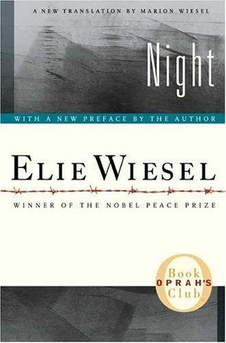 Boekomslag van Night door Elie Wiesel