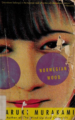 Boekomslag van Norwegian Wood door Haruki Murakami