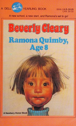 Boekomslag van Ramona Quimby, Age 8 door Beverly Cleary
