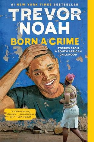Boekomslag van Born a Crime door Trevor Noah