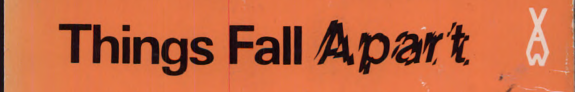 Boekomslag van Things Fall Apart door Chinua Achebe