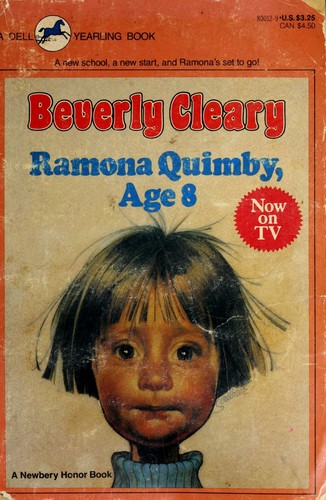 Boekomslag van Ramona Quimby, Age 8 door Beverly Cleary