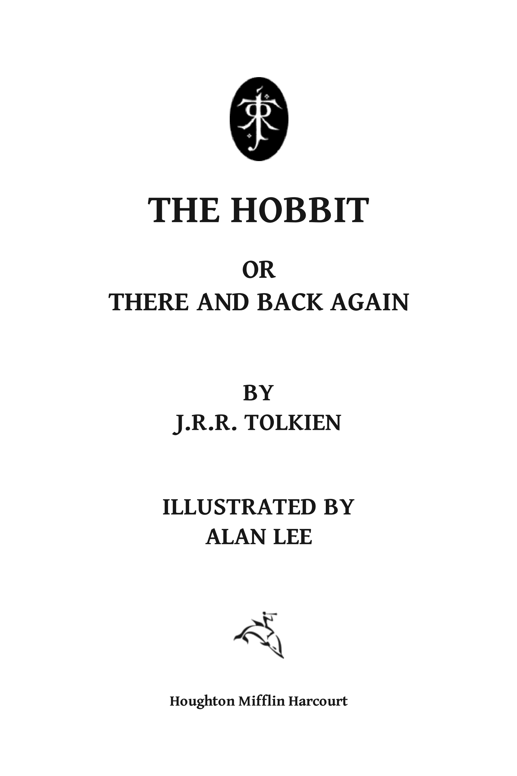 Boekomslag van The Hobbit door J.R.R. Tolkien