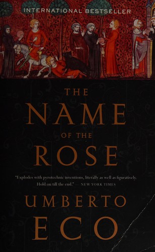Boekomslag van The Name of the Rose door Umberto Eco