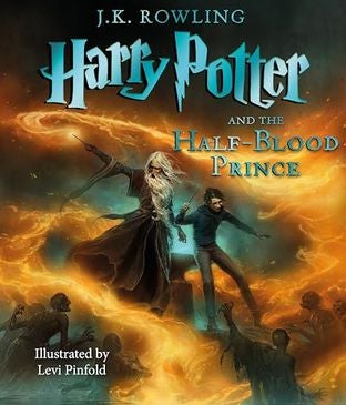 Boekomslag van Harry Potter door J.K. Rowling