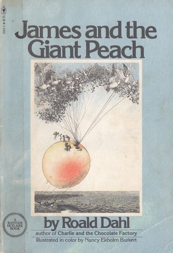 Boekomslag van James and the Giant Peach door Roald Dahl