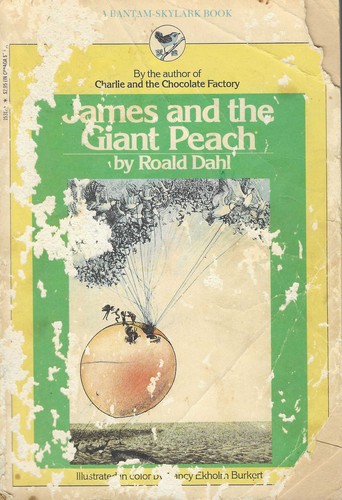 Boekomslag van James and the Giant Peach door Roald Dahl
