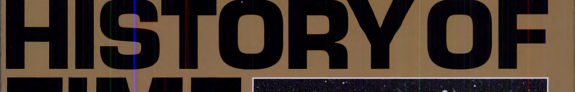 Boekomslag van A Brief History of Time door Stephen Hawking