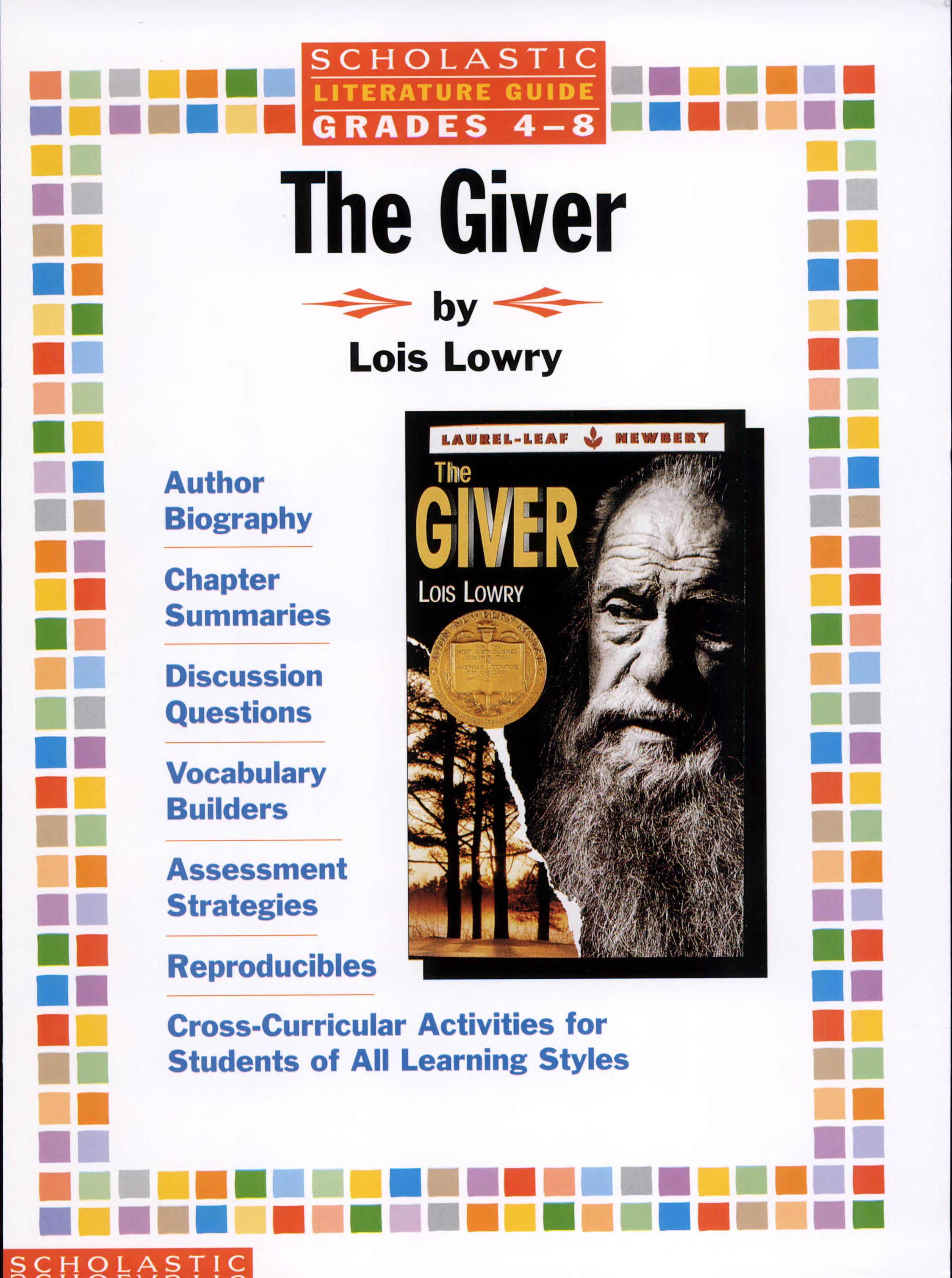 Boekomslag van The Giver door Scholastic, Inc. Staff
