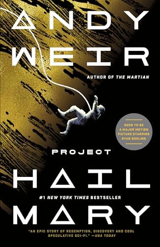 Boekomslag van Project Hail Mary door Andy Weir