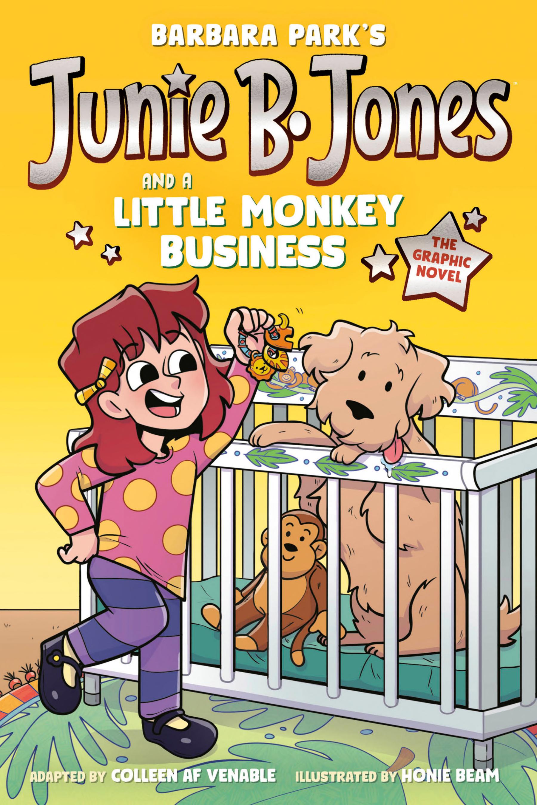 Boekomslag van Junie B. Jones and a Little Monkey Business: the Graphic Novel door Barbara Park