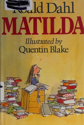 Boekomslag van Matilda door Roald Dahl
