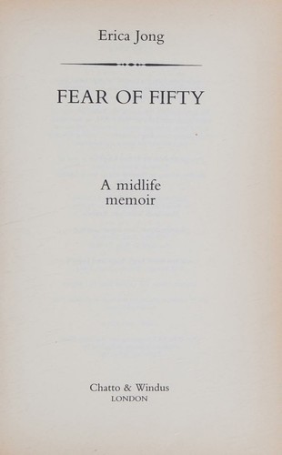Boekomslag van Fear of Fifty door Erica Jong