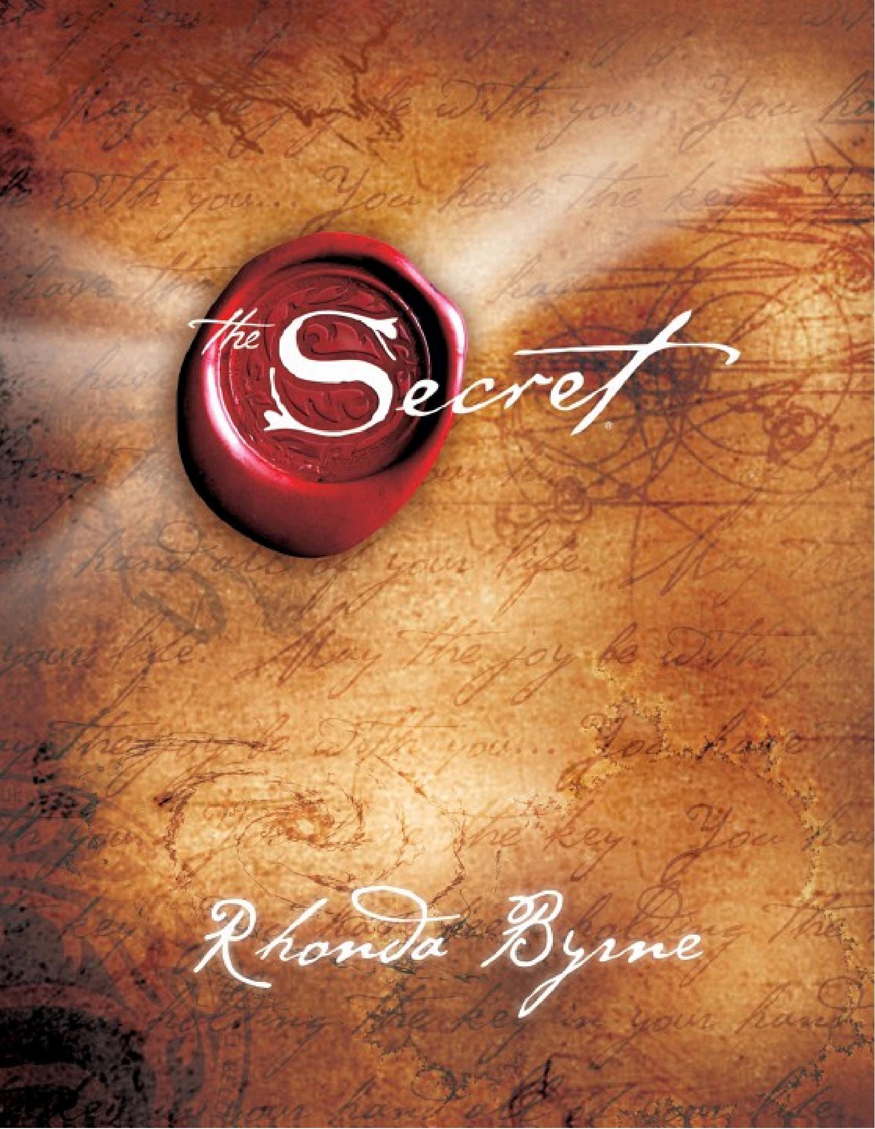 Boekomslag van The Secret door Rhonda Byrne