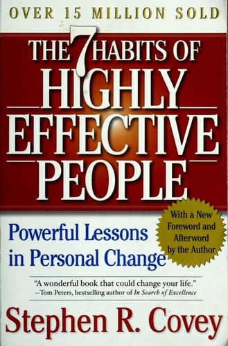 Boekomslag van The 7 Habits of Highly Effective People door Stephen R. Covey