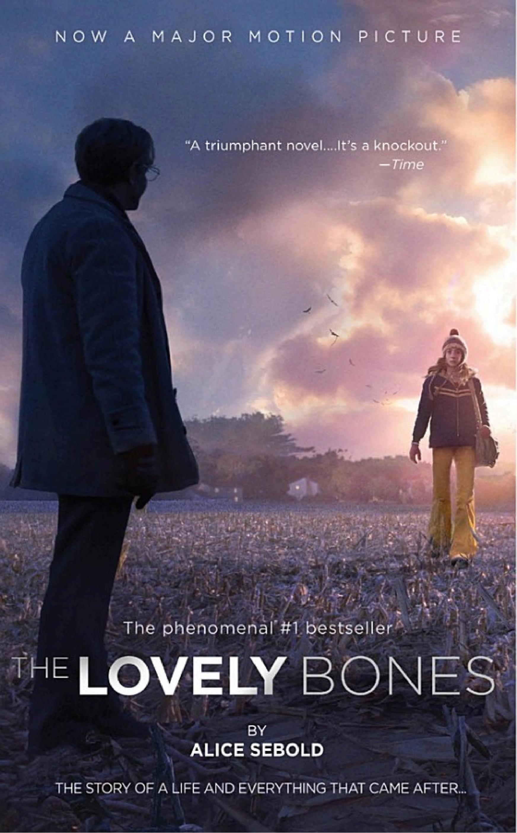 Boekomslag van The Lovely Bones door Alice Sebold