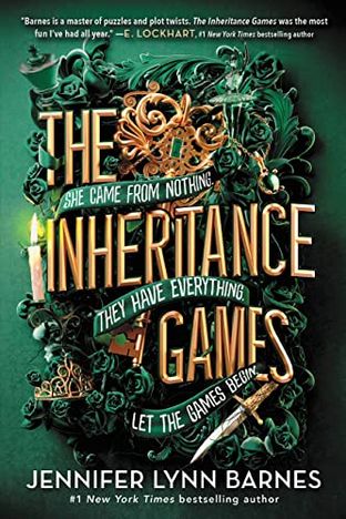 Boekomslag van The Inheritance Games door Jennifer Lynn Barnes