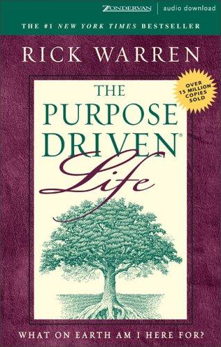 Boekomslag van The Purpose-driven Life door Rick Warren