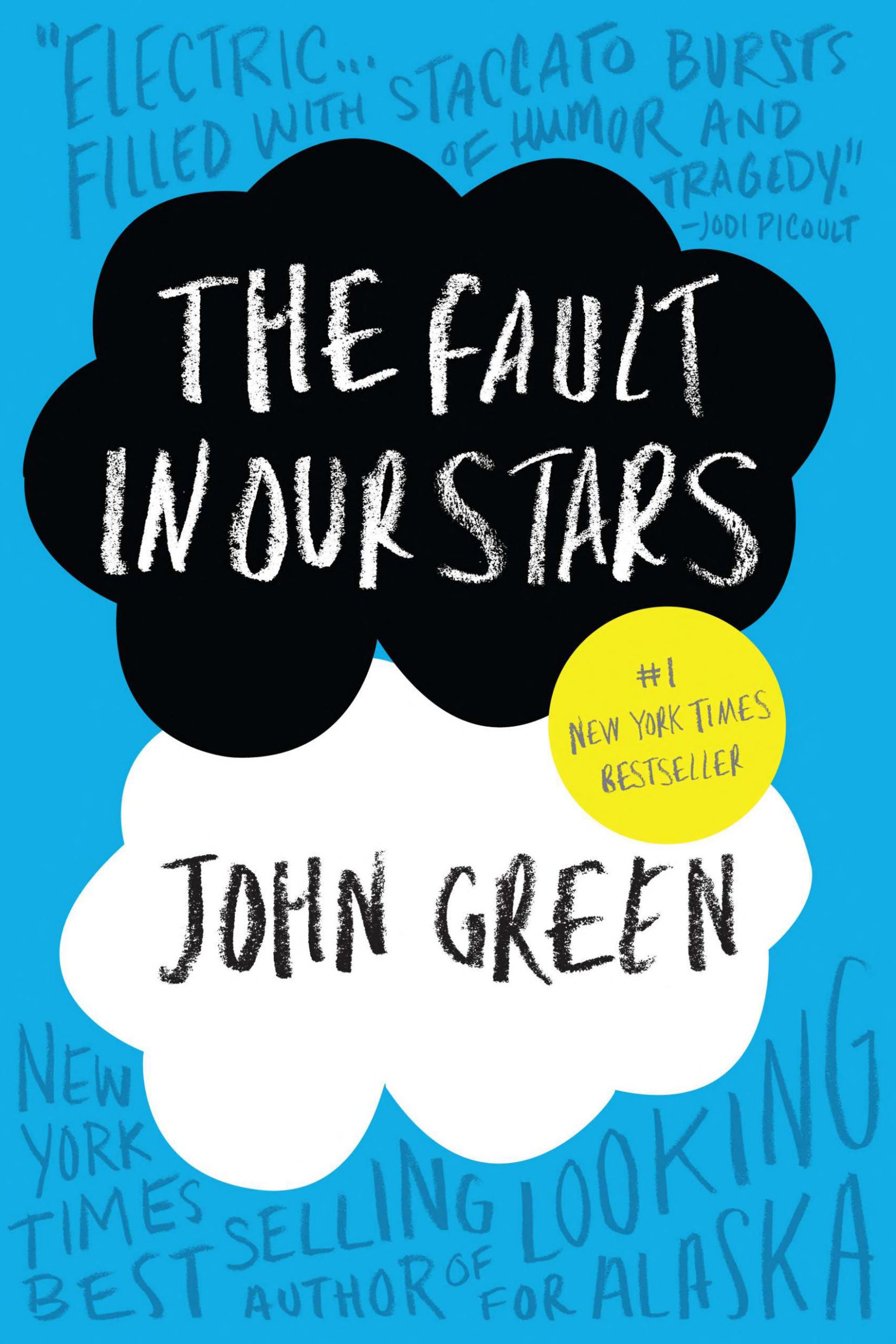 Boekomslag van The Fault in Our Stars door John Green