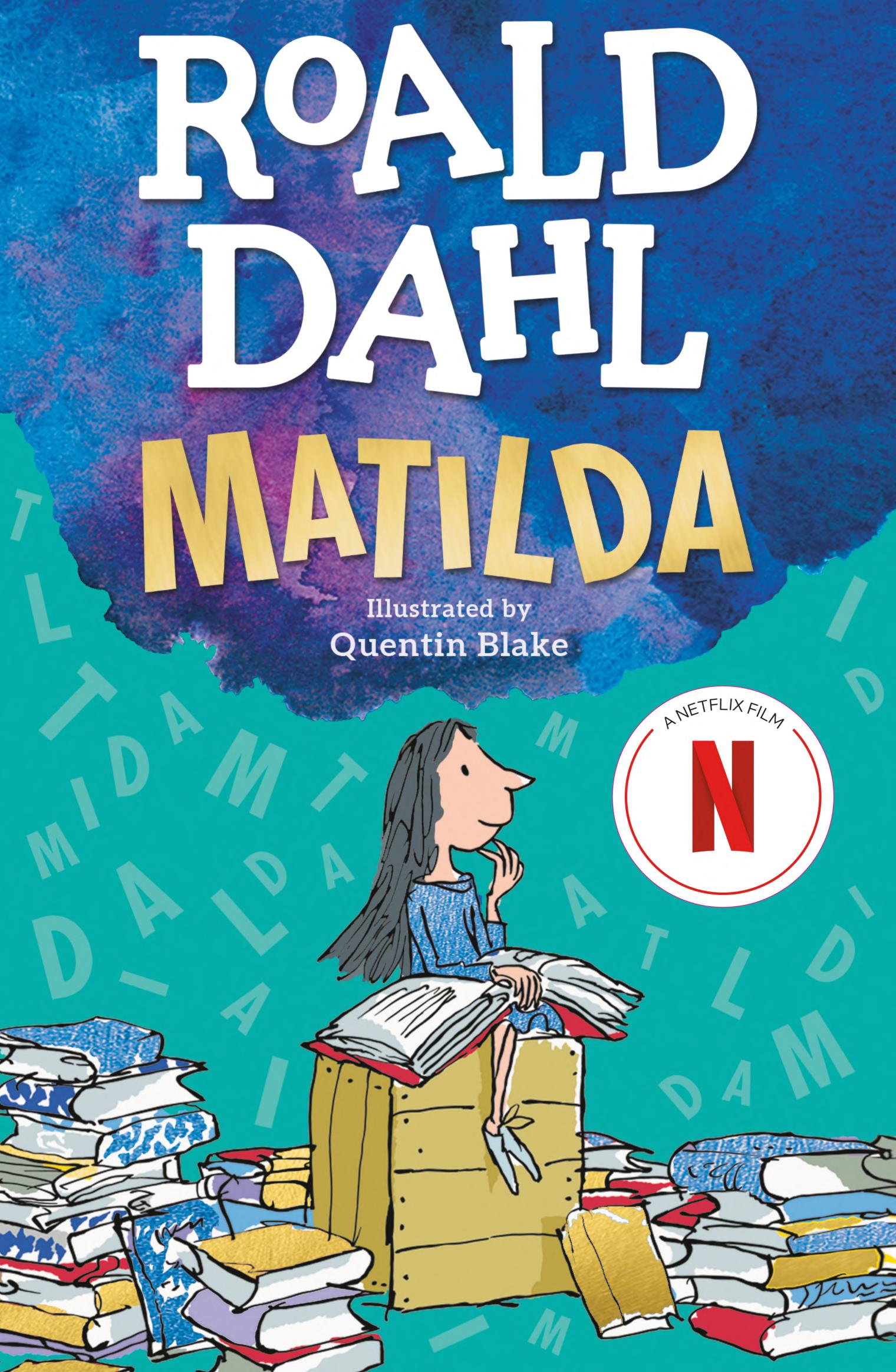 Boekomslag van Matilda door Roald Dahl