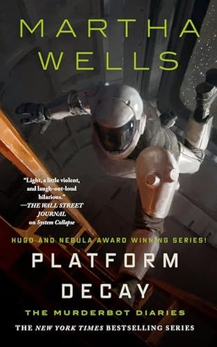Boekomslag van Platform Decay door Martha Wells