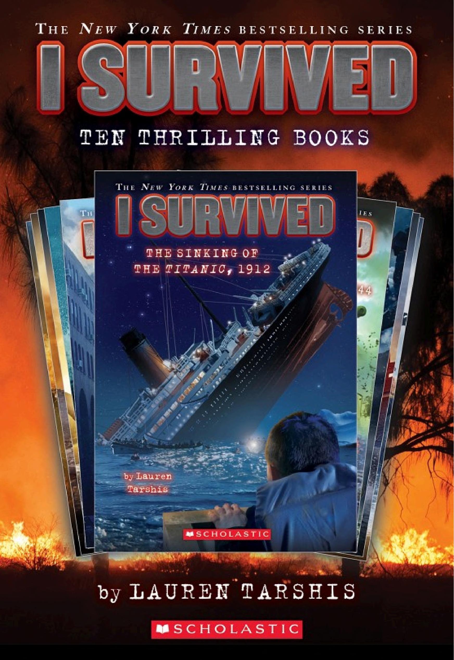 Boekomslag van I Survived: Ten Thrilling Books (ten-book Set) door Lauren Tarshis