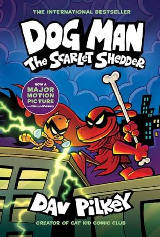 Boekomslag van The Scarlet Shedder door Dav Pilkey