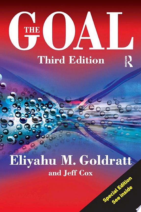 Boekomslag van The Goal door Eliyahu M. Goldratt