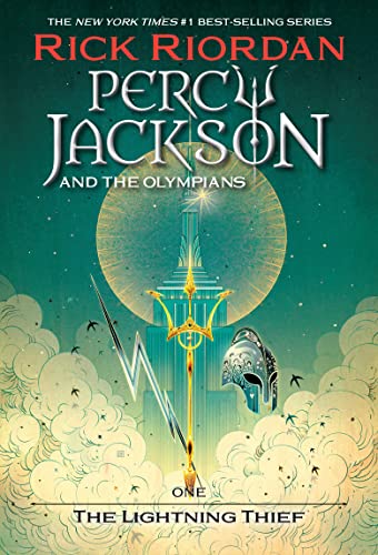 Boekomslag van Percy Jackson & the Olympians door Rick Riordan