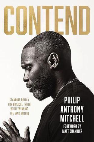 Boekomslag van Contend door Philip Anthony Mitchell