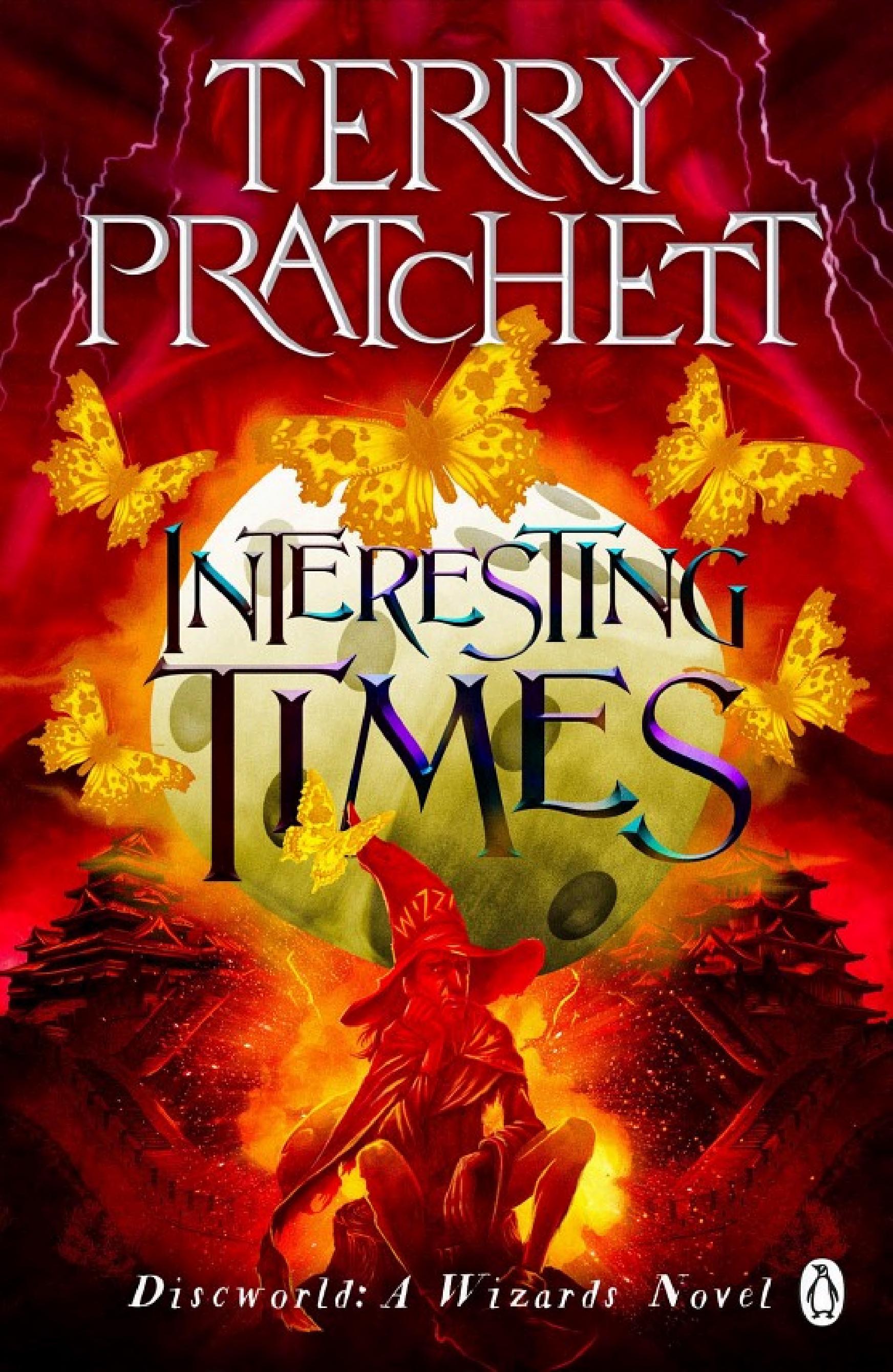 Boekomslag van Interesting Times door Terry Pratchett